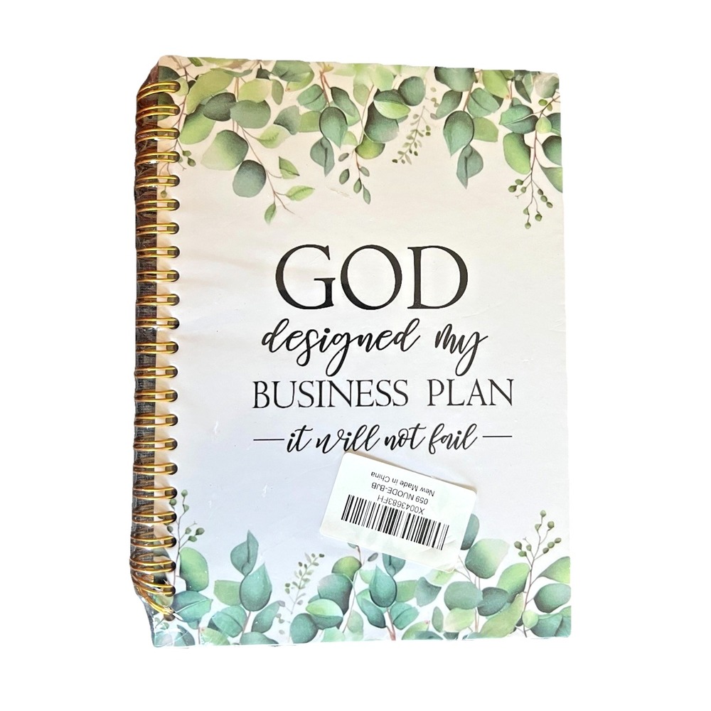 God's Business Journal Book Plan Write Notes Jot Thoughts Inspirational